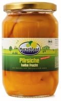 Pfirsich halbe Frucht
