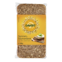 Sonnenblumenbrot geschnitten