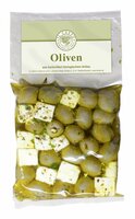 Feta-Oliven-Mix mariniert Feta-Oliven-Mix mariniert